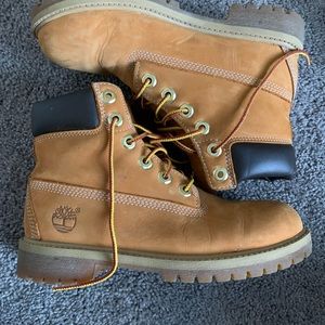 Boys 6” Wheat Timberland Boots